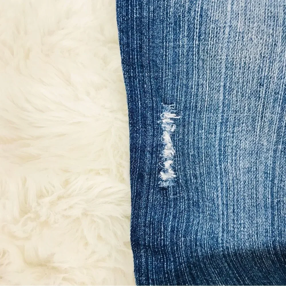 LEVI’S Girls Skinny Jeans Slim Fit Dark Wash Distressed Size 16‎ Slim